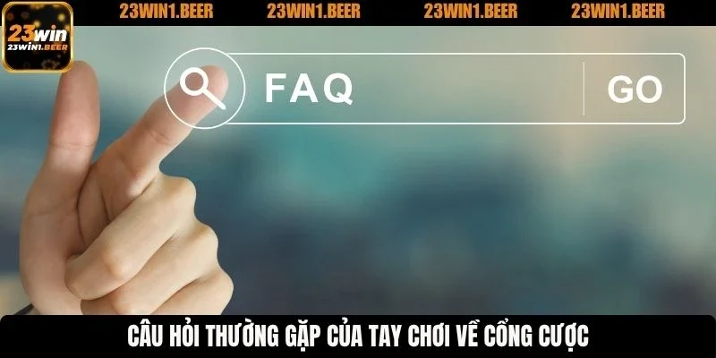 Câu hỏi thường gặp của tay chơi về cổng cược